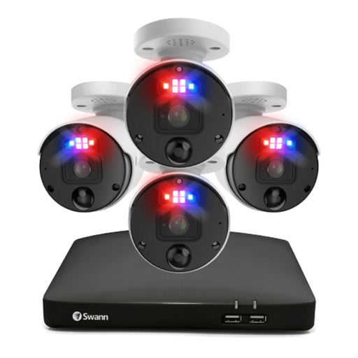 Swann 4 Camera 8 Channel 4K Ultra HD Professional Home NVR Security System | SWNVK-889904-EU Video Surveillance Kit Swann