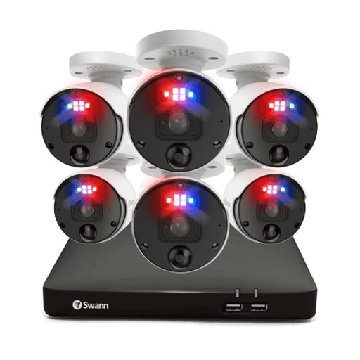 Swann 6 Camera 8 Channel 4K Ultra HD Professional NVR Security System | SWNVK-889906-EU Video Surveillance Kit Swann