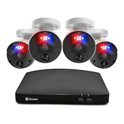 Swann 4 Camera 8 Channel 12MP Professional Professional NVR Security System | SWNVK-890104-EU Video Surveillance Kit Swann