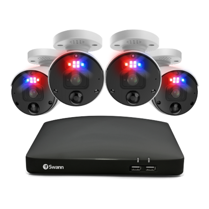 Swann 4 Camera 8 Channel 12MP Professional Professional NVR Security System | SWNVK-890104-EU Video Surveillance Kit Swann