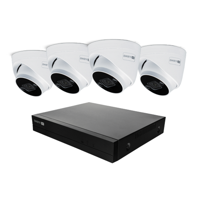 Swann AdvancedX™ Wired 4K NVR Security System with 24/7 Recording | SWNVK-8ADVANX4D-EU Video Surveillance Kit Swann