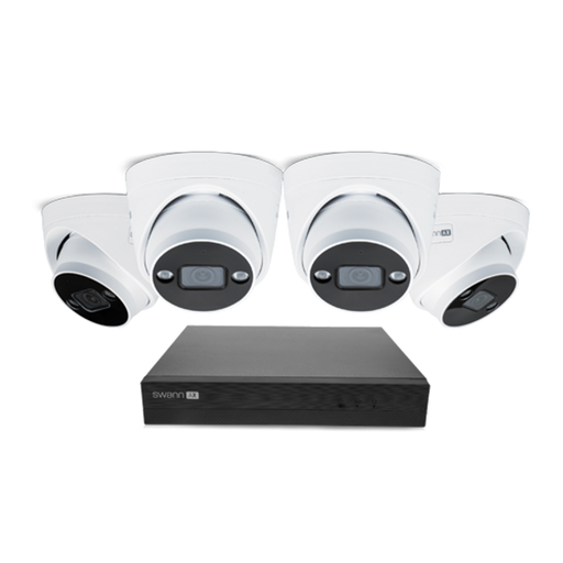 Swann AdvancedX™ Wired 4K NVR Security System with 24/7 Recording | SWNVK-8ADVANX4D-EU Video Surveillance Kit Swann