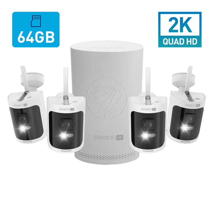 Swann Allsecure 4K 60GB 4 x Cameras - SWNVK-AS4K800SD4-EU