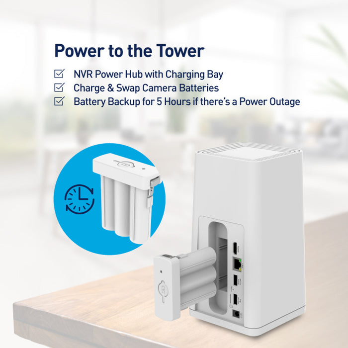 Swann AllSecure4K+ Wireless Security Kit with 4 x 4K Wire-Free Cameras & Power Hub | SWNVK-AS4KH4-EU Video Surveillance Kit Swann