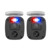 Swann Home 2K DVR Audio/Video Flashing & Spotlight Add-On Bullet Camera 2 Pack | SWPRO-2KMQBPK2-EU