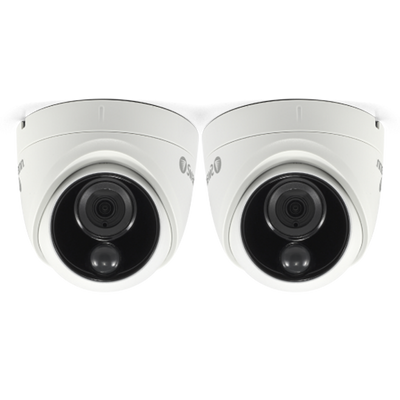 Swann 4K Ultra HD Thermal Sensing Dome Security Cameras | SWPRO-4KDOMEPK2-EU Security Camera Swann