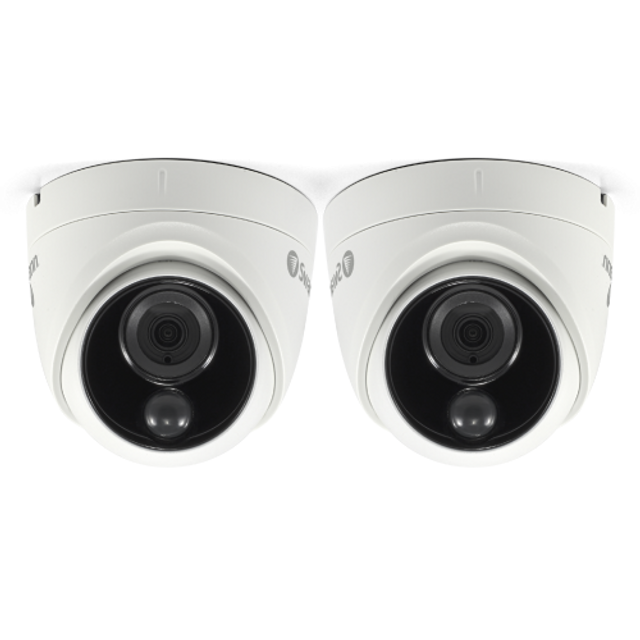 Swann 4K Ultra HD Thermal Sensing Dome Security Cameras | SWPRO-4KDOMEPK2-EU Security Camera Swann