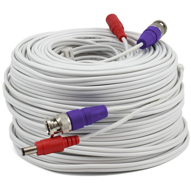 Swann Security Extension Cable 200ft/60m | SWPRO-60ULCBL-GL Coaxial Cable Swann