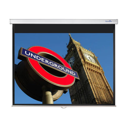 Sapphire SWS150BV 182.9cm 72" 4:3 1460mm x 1100mm Manual Projection Screen Projector Accessories Sapphire