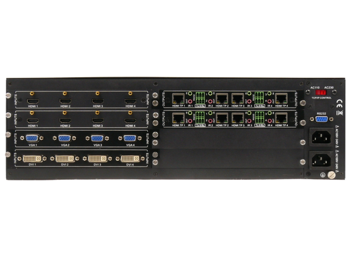 SY Electronics 16x16 Modular 4K UHD Multi-Format Matrix Switcher | SY-MMU-1616 Matrix Switcher SY Electronics