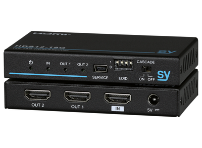 SY Electronics 1x2 HDMI 2.0 4K60 HDR Splitter with Auto Downscaling | SY-HDS12-18G Video Splitters SY Electronics