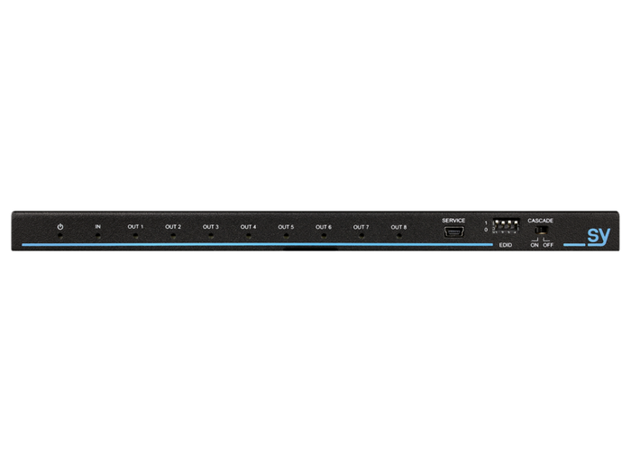 SY Electronics 1x8 HDMI 2.0 4K60 HDR Splitter with Auto Downscaling | SY-HDS18-18G Splitter SY Electronics
