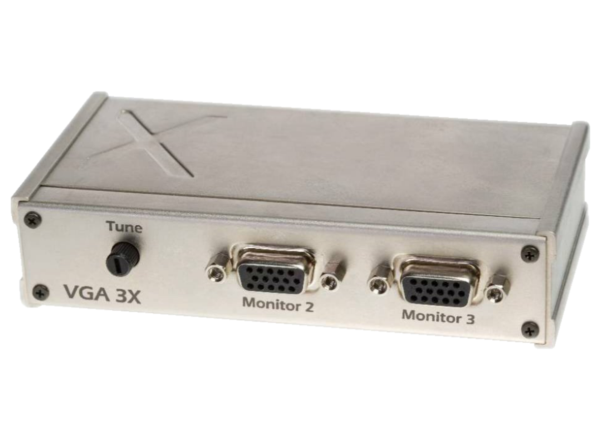 SY Electronics 3-Way VGA Splitter with 120m Signal Distribution | CX-0S-VGA-3 Splitter SY Electronics