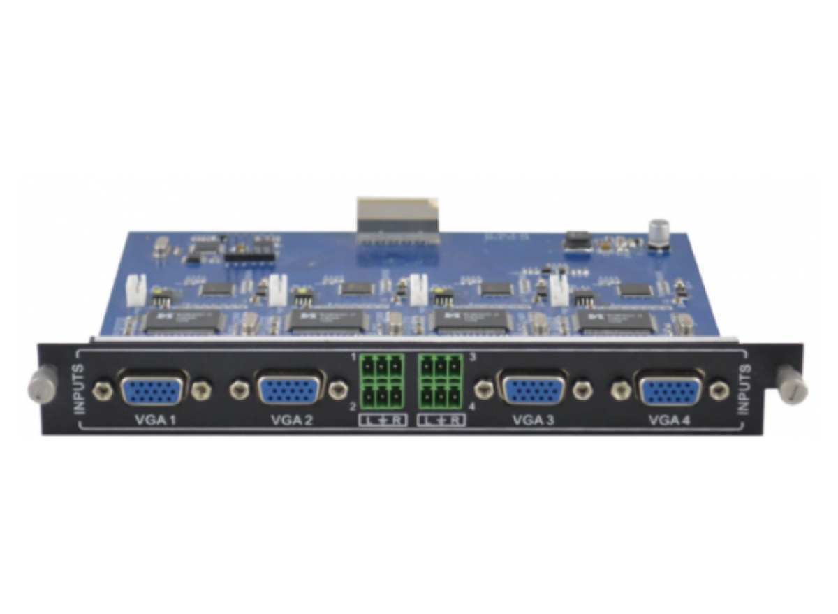 SY Electronics 4-Port VGA Input Card with Auto Scaling | SY-MC4VGA-I Matrix Switch Accessories SY Electronics
