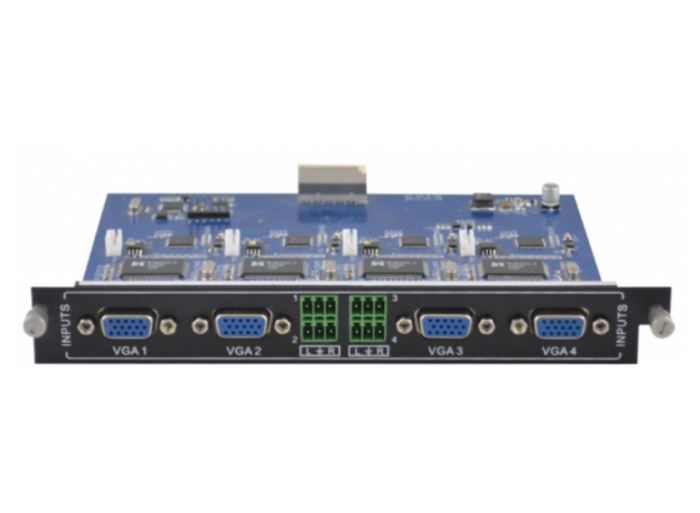 SY Electronics 4-Port VGA Input Card with Auto Scaling | SY-MC4VGA-I Matrix Switch Accessories SY Electronics