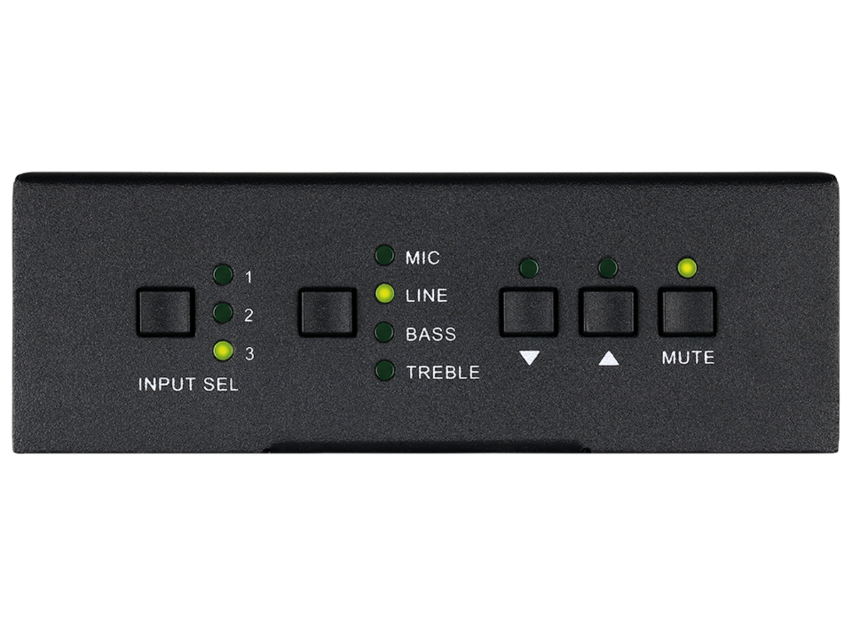 SY Electronics 40W 70/100V Line Amplifier with RS232 & Mic Mixer | SY-3A-40W Audio Amplifier SY Electronics