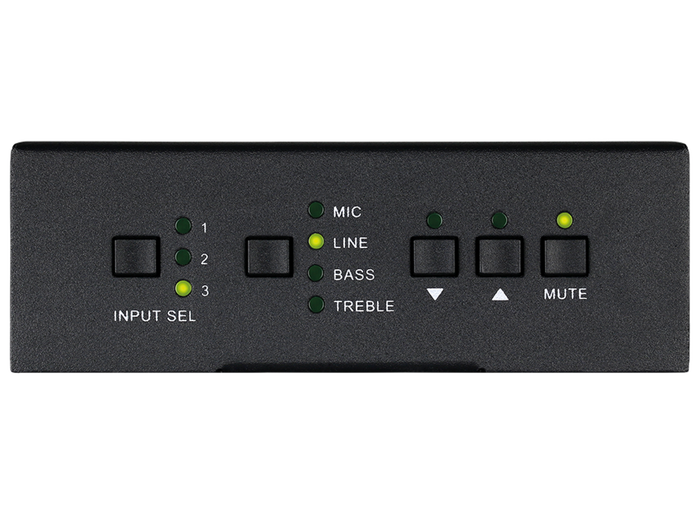 SY Electronics 40W 70/100V Line Amplifier with RS232 & Mic Mixer | SY-3A-40W Audio Amplifier SY Electronics