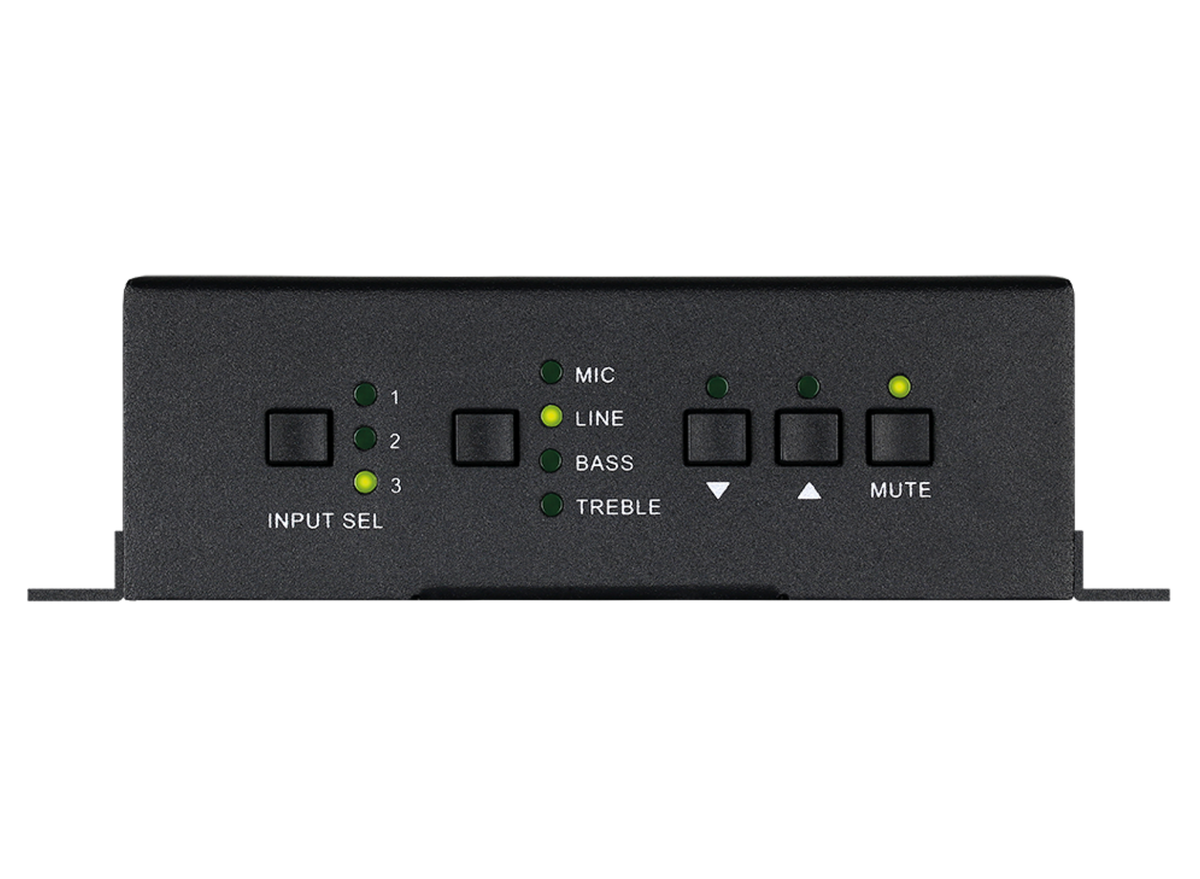 SY Electronics 40W 70/100V Line Amplifier with RS232 & Mic Mixer | SY-3A-40W Audio Amplifier SY Electronics