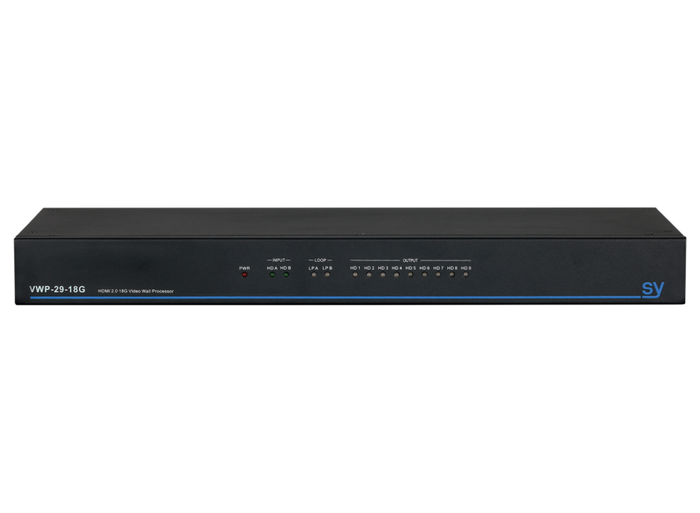 SY Electronics 4K60 3x3 Video Wall Processor with 9 HDMI Outputs | SY-VWP-29-18G Video Wall Processor SY Electronics