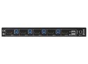 SY Electronics 4x1 HDMI 2.0 4K60 KVM Switcher with USB 3.0 & Hotkey Control | SY-KVM41-U3-18G KVM Extender SY Electronics