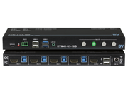 SY Electronics 4x1 HDMI 2.0 4K60 KVM Switcher with USB 3.0 & Hotkey Control | SY-KVM41-U3-18G KVM Extender SY Electronics