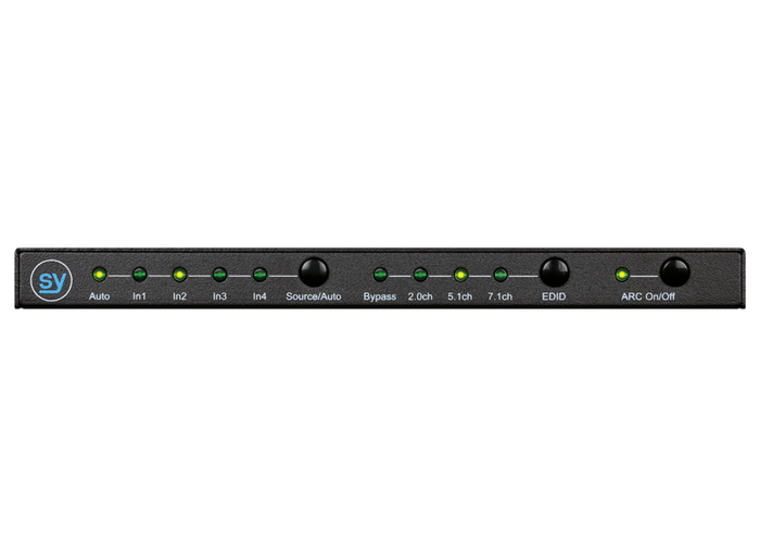 SY Electronics 4x1 HDMI 2.0 4K60 Switcher with ARC & Audio De-Embedding | SY-HDS41-18G Switches SY Electronics