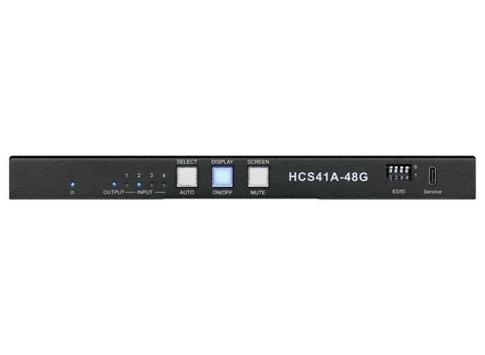 SY Electronics 4x1 HDMI 2.1 & USB-C 8K60 Switcher with eARC, 48Gbps & 100W PD | SY-HCS41A-48G Video Switch SY Electronics