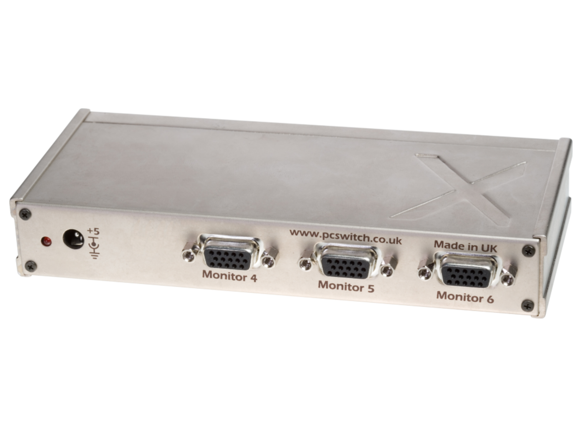 SY Electronics 6-Way VGA Lite Splitter with Cascade Support | CX-0S-VGAL-6 Video Splitters SY Electronics