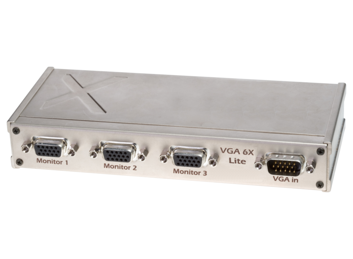 SY Electronics 6-Way VGA Lite Splitter with Cascade Support | CX-0S-VGAL-6 Video Splitters SY Electronics