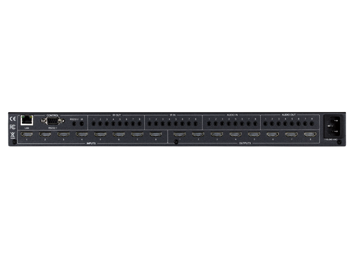 SY Electronics 8x8 HDMI 2.0 Seamless Matrix & Video Wall Processor | SY-SMS88-18G