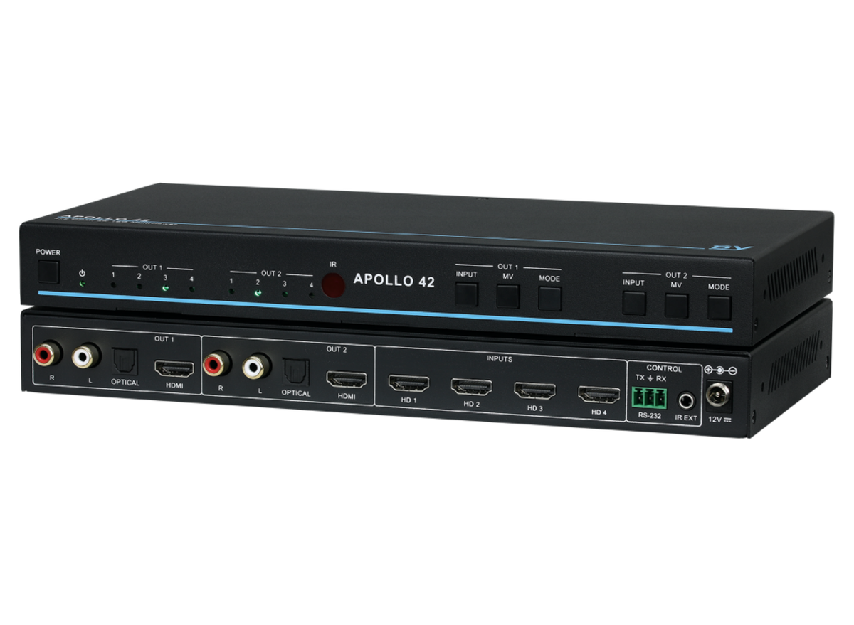 SY Electronics Apollo 42 4x2 4K60 Seamless Matrix & Multiviewer | SY-APOLLO-42 Matrix Switcher SY Electronics