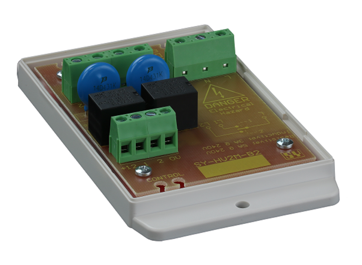SY Electronics Dual 240V AC Motor Relay with Fail-Safe Control | SY-HV2M-B2
