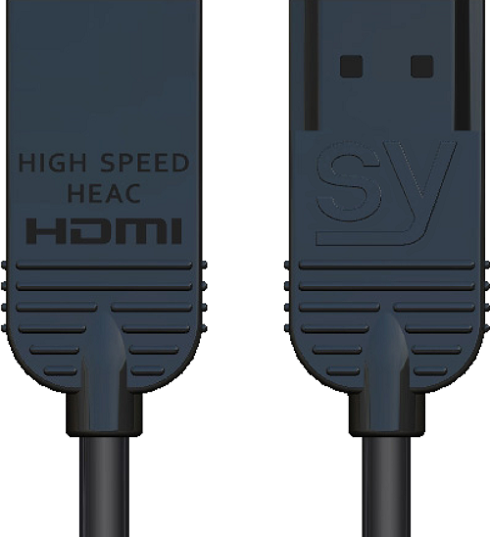SY Electronics Stealth 18G Slim HDMI 2.0 Cable 0.5m - 4K60 | SY-STEALTH-0.5