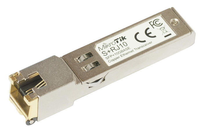 MikroTik 10 Gbps 10GBASE-T 2.4W SFP+ Transceiver | S+RJ10 Network Transceiver MikroTik