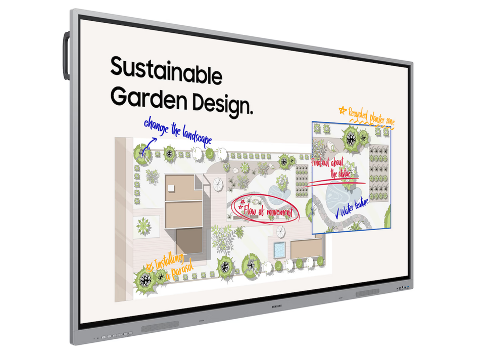 Samsung WE65FX 65" 4K Ultra HD OS-Free Interactive Display Interactive Touchscreen Display Samsung