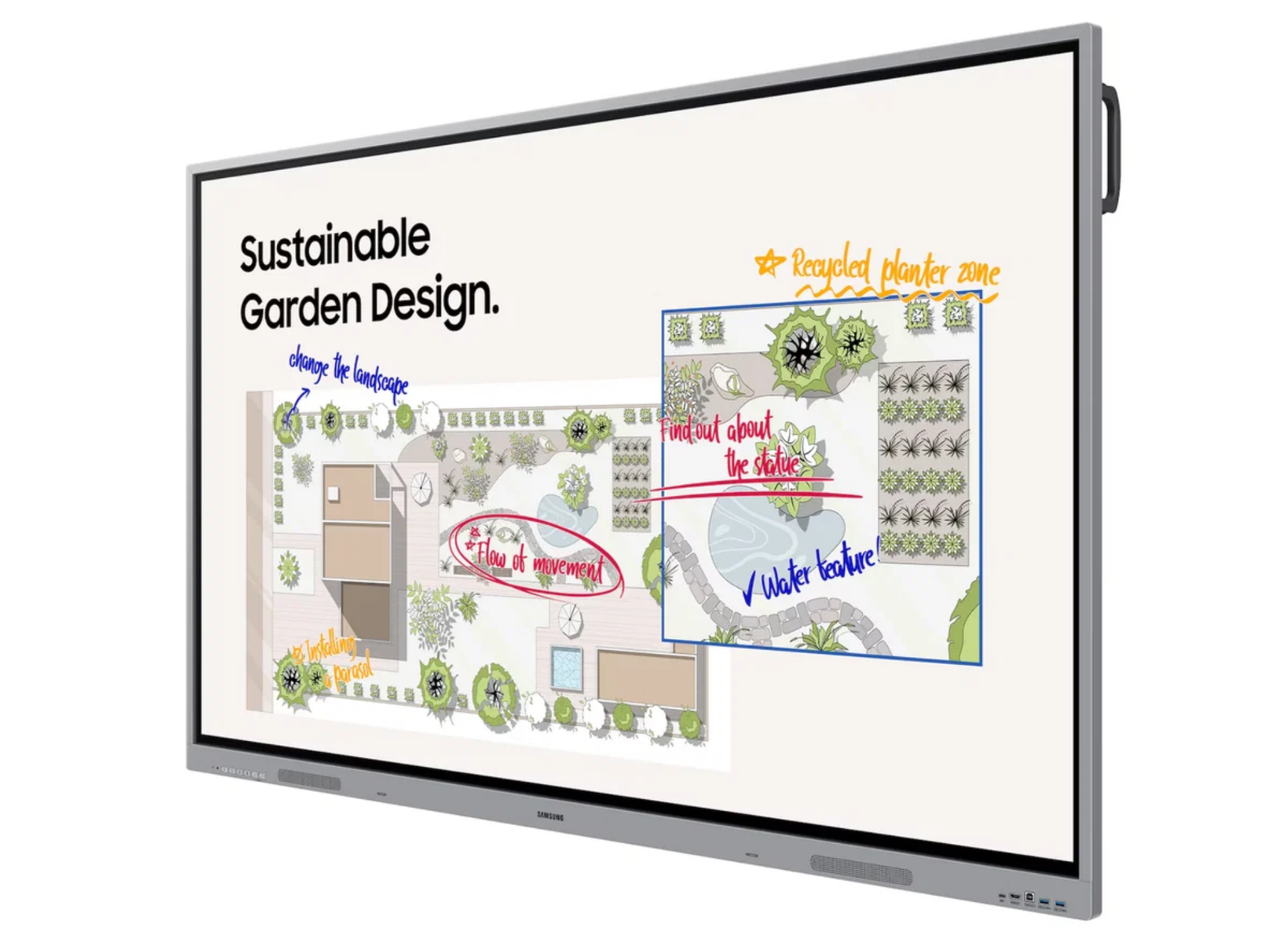 Samsung WE65FX 65" 4K Ultra HD OS-Free Interactive Display Interactive Touchscreen Display Samsung