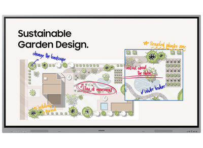 Samsung WE75FX 75" 4K Ultra HD OS-Free Interactive Display Interactive Touchscreen Display Samsung