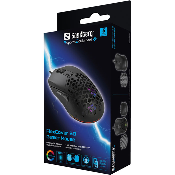 Sandberg FlexCover 6D Gamer Mouse | 640-28