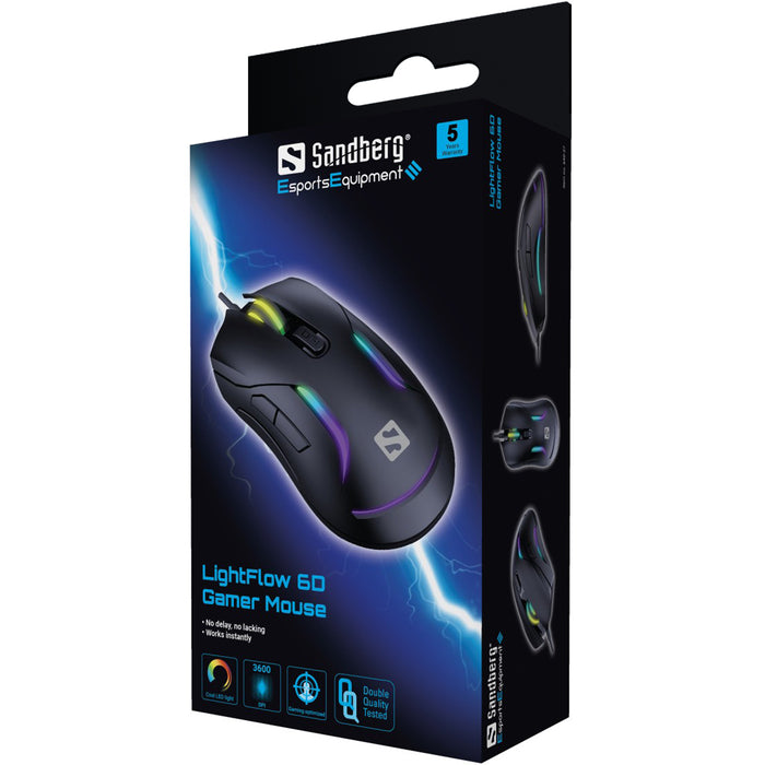 Sandberg LightFlow 6D Gamer Mouse | 640-27
