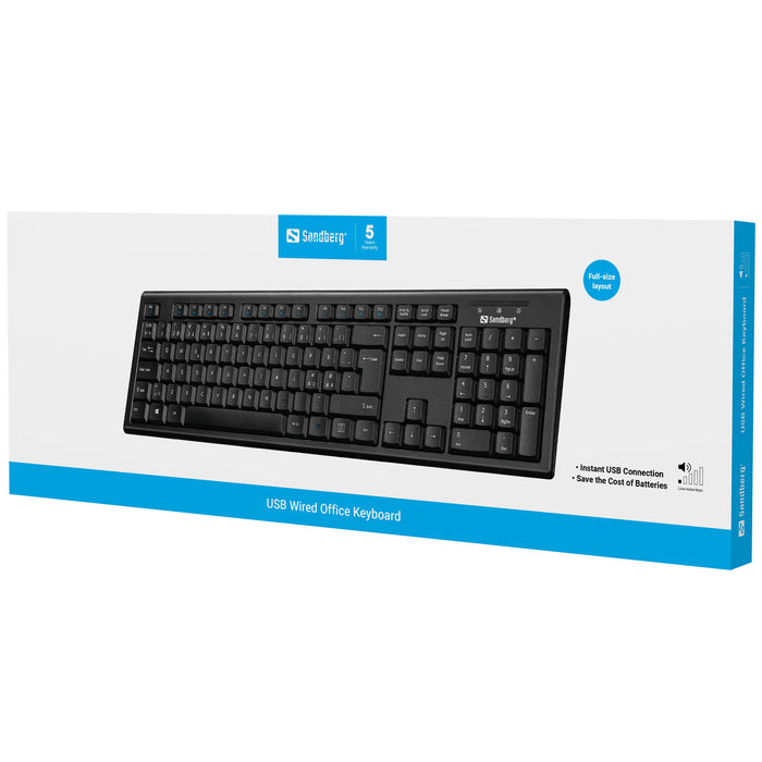 Sandberg USB Wired Office Keyboard Nord | 631-10