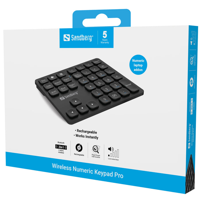Sandberg Wireless Numeric Keypad Pro | 630-09