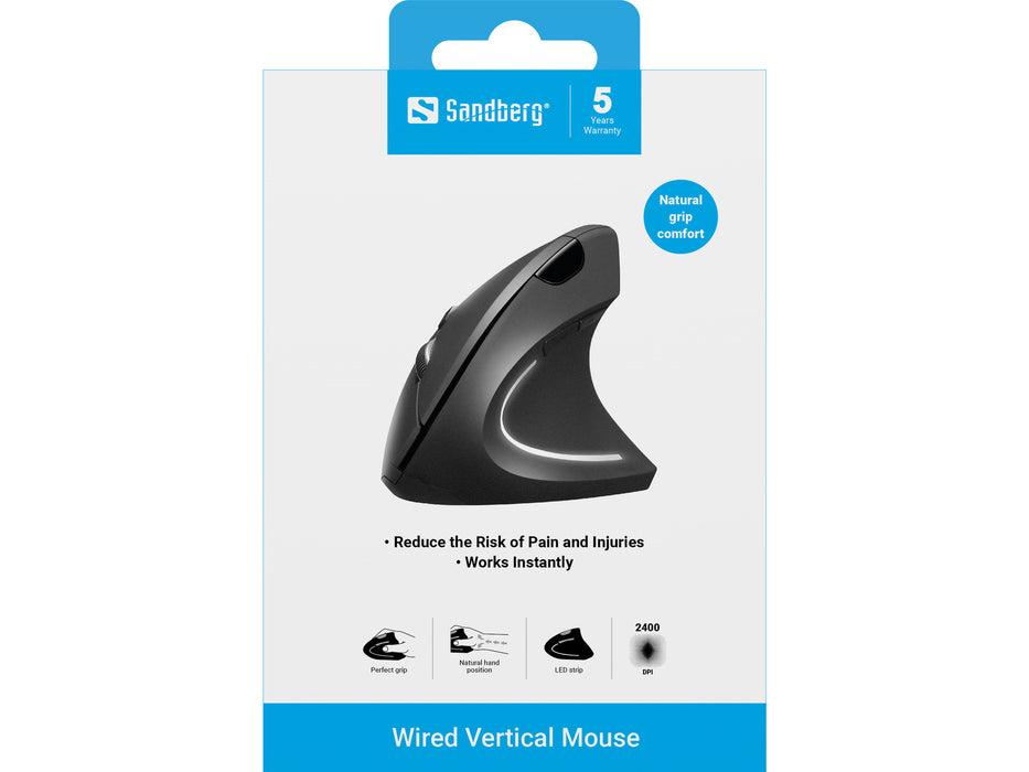 Sandberg Wired Vertical Mouse | 630-14