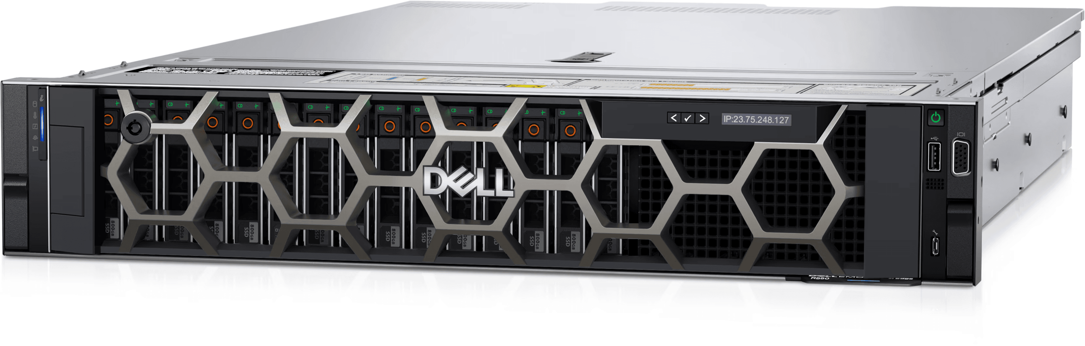 DELL PowerEdge R550 server 480 GB Rack (2U) Intel Xeon Silver 2.8 GHz 16 GB DDR4-SDRAM