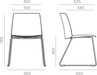 Formetiq B/SCSSP-E4E4 Seattle Sled Base Chair Chair formetiq