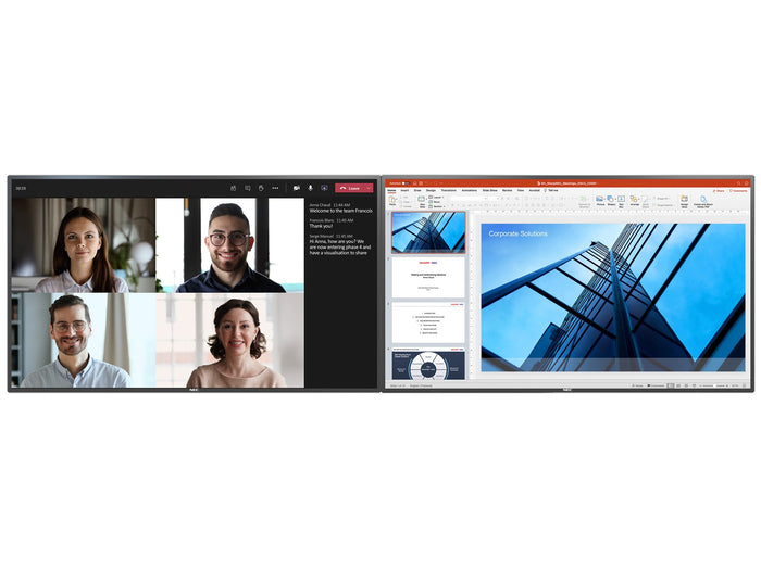 NEC 40001571 65" Du-Co Room System | Get an Enhanced Meeting Experience Interactive Touchscreen Display NEC