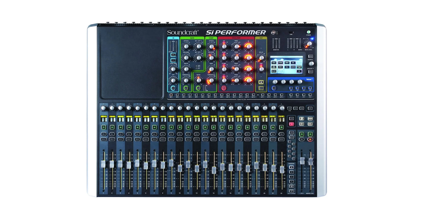 Soundcraft Si Performer 2 Built-in Automated Lighting Controller | SCR-5009535 Audio Mixer Soundcraft