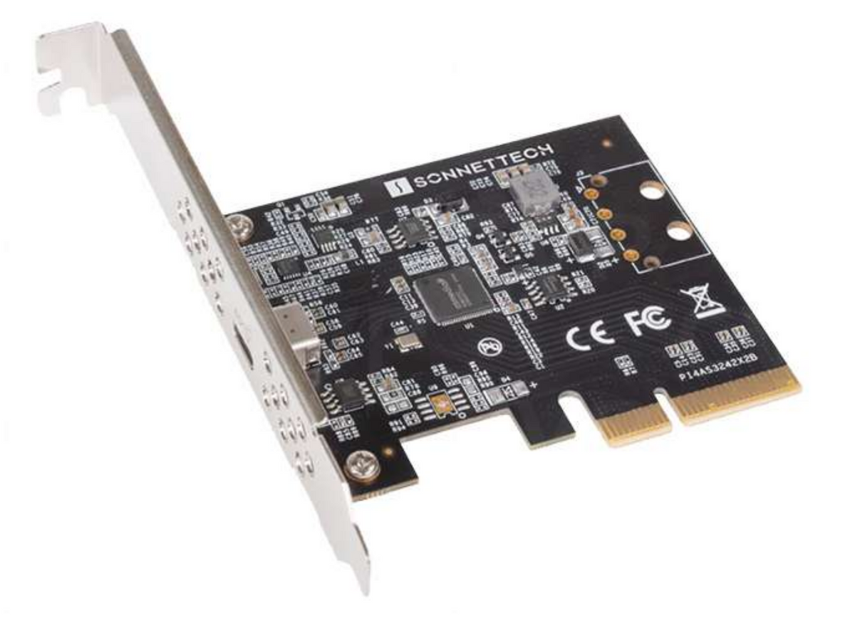 Sonnet Allegro Max USB-C 3.2 Gen 2x2 PCIe Card – 20Gbps, 15W Power, 1-Port | USB3C-1M20G-E Interface Cards/Adapters Sonnet