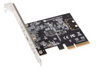Sonnet Allegro Max USB-C 3.2 Gen 2x2 PCIe Card – 20Gbps, 15W Power, 1-Port | USB3C-1M20G-E