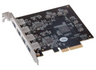 Sonnet Allegro Pro USB 3.2 Gen 2 PCIe Card – 4 USB-A 10Gbps Ports, Dual Controllers | USB3-PRO-4P10-E
