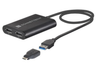 Sonnet DisplayLink Dual 4K DisplayPort Adapter for M1 Macs & PCs | USB3-DDP4K